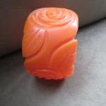 Sale Vintage Orange Floral..