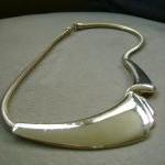 Sale Vintage Gold Wave Nec..