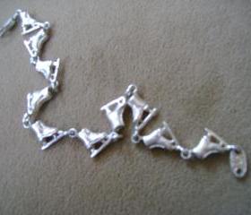 Sale Vintage Ice Skates Bracelets